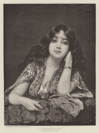 A Montenegrin Girl by Nathaniel Sichel